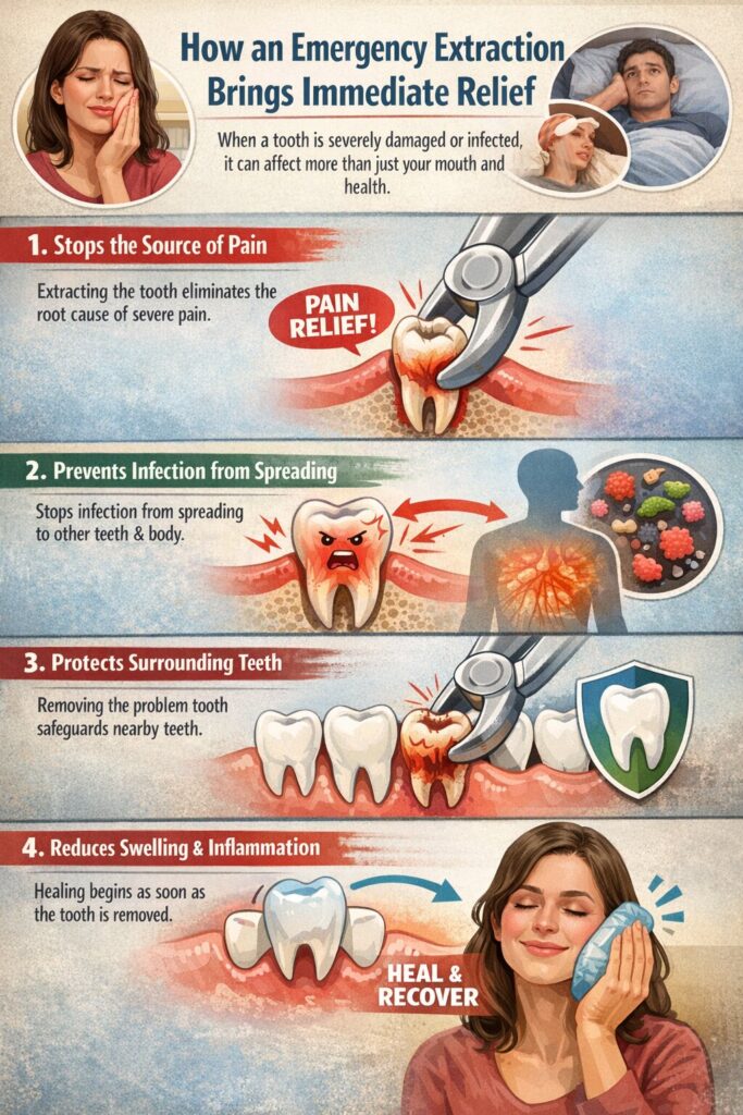 How an Emergency Extraction Brings Immediate Relief