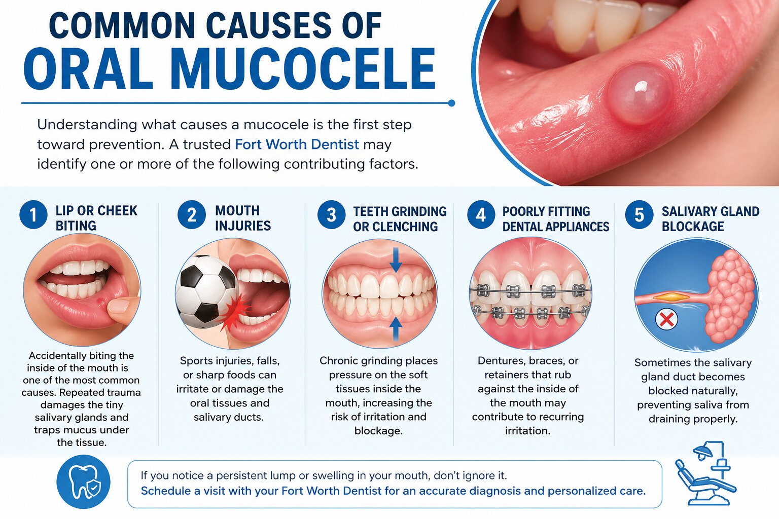 Common Causes of Oral Mucocele